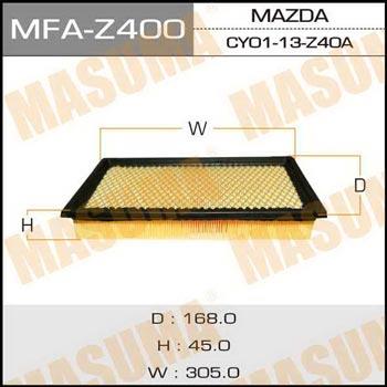 Masuma MFA-Z400 Воздушный фильтр MFAZ400: Отличная цена - Купить в Польше на 2407.PL!