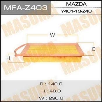 Masuma MFA-Z403 Воздушный фильтр MFAZ403: Отличная цена - Купить в Польше на 2407.PL!