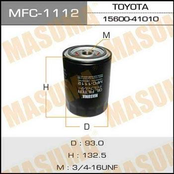 Masuma MFC-1112 Filtr oleju MFC1112: Dobra cena w Polsce na 2407.PL - Kup Teraz!