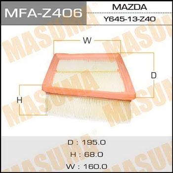 Masuma MFA-Z406 Повітряний фільтр MFAZ406: Приваблива ціна - Купити у Польщі на 2407.PL!