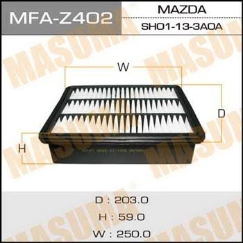 Masuma MFA-Z402 Повітряний фільтр MFAZ402: Приваблива ціна - Купити у Польщі на 2407.PL!