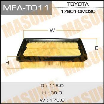 Masuma MFA-T011 Luftfilter MFAT011: Kaufen Sie zu einem guten Preis in Polen bei 2407.PL!