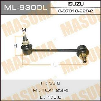 Masuma ML-9300L Rod/Strut, stabiliser ML9300L: Buy near me in Poland at 2407.PL - Good price!