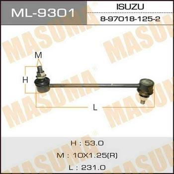 Masuma ML-9301 Rod/Strut, stabiliser ML9301: Buy near me in Poland at 2407.PL - Good price!