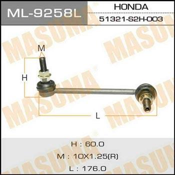Masuma ML-9258L Rod/Strut, stabiliser ML9258L: Buy near me at 2407.PL in Poland at an Affordable price!