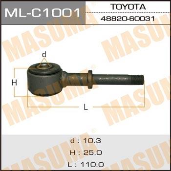 Masuma ML-C1001 Front stabilizer bar MLC1001: Buy near me in Poland at 2407.PL - Good price!