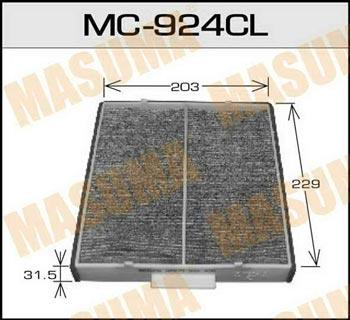 Masuma MC-924CL Filter, interior air MC924CL: Buy near me in Poland at 2407.PL - Good price!