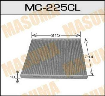 Masuma MC-225CL Filtr kabinowy z węglem aktywnym MC225CL: Dobra cena w Polsce na 2407.PL - Kup Teraz!