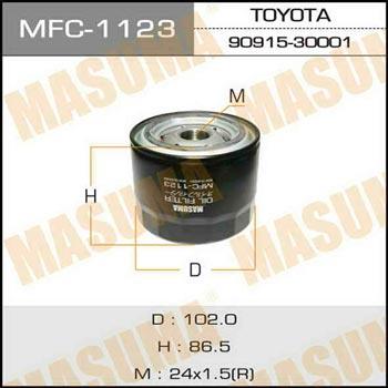 Masuma MFC-1123 Filtr oleju MFC1123: Dobra cena w Polsce na 2407.PL - Kup Teraz!