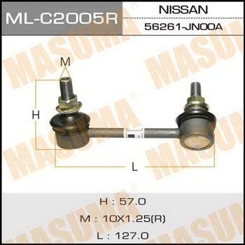 Masuma ML-C2005R Stabilizer bar, rear right MLC2005R: Buy near me in Poland at 2407.PL - Good price!