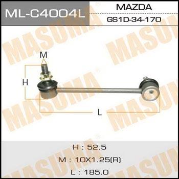 Masuma ML-C4004L Front Left stabilizer bar MLC4004L: Buy near me in Poland at 2407.PL - Good price!