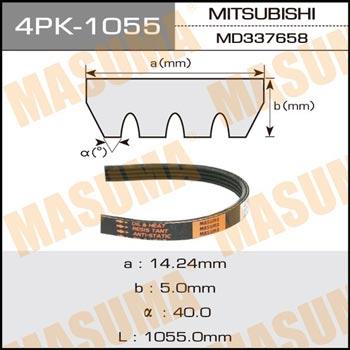 Masuma 4PK-1055 V-ribbed belt 4PK1055 4PK1055: Buy near me in Poland at 2407.PL - Good price!