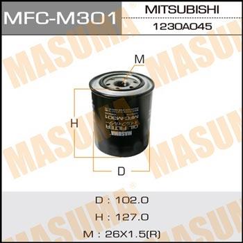 Masuma MFC-M301 Фільтр масляний MFCM301: Купити у Польщі - Добра ціна на 2407.PL!