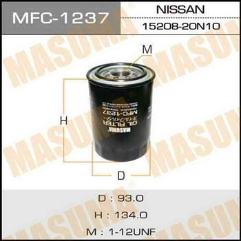 Masuma MFC-1237 Filtr oleju MFC1237: Dobra cena w Polsce na 2407.PL - Kup Teraz!