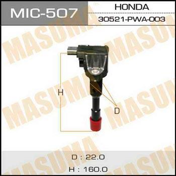 Masuma MIC-507 Ignition coil MIC507: Buy near me in Poland at 2407.PL - Good price!