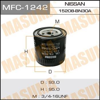 Masuma MFC-1242 Filtr oleju MFC1242: Dobra cena w Polsce na 2407.PL - Kup Teraz!