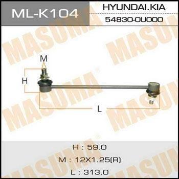 Masuma ML-K104 Rod/Strut, stabiliser MLK104: Buy near me in Poland at 2407.PL - Good price!
