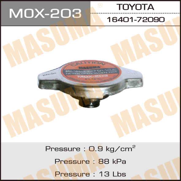 Masuma MOX-203 Radiator cover MOX203: Buy near me in Poland at 2407.PL - Good price!