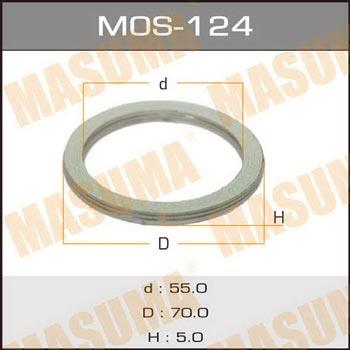 Masuma MOS-124 Front exhaust pipe MOS124: Buy near me in Poland at 2407.PL - Good price!