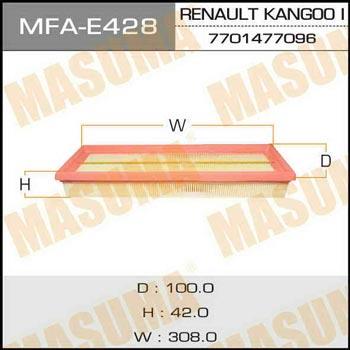 Masuma MFA-E428 Air filter MFAE428: Buy near me in Poland at 2407.PL - Good price!