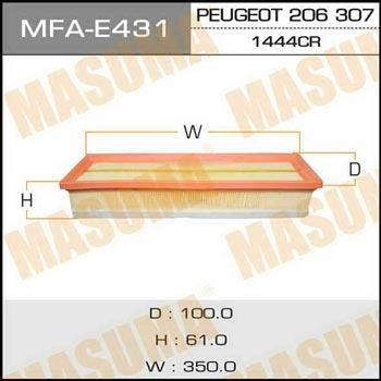 Masuma MFA-E431 Filtr powietrza MFAE431: Dobra cena w Polsce na 2407.PL - Kup Teraz!