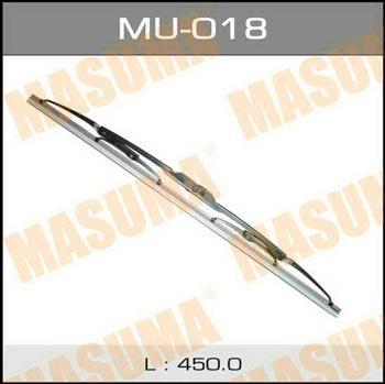 Masuma MU-018 Frame wiper blade Masuma Nano Graphite 450 mm (18") MU018: Buy near me in Poland at 2407.PL - Good price!