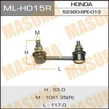 Masuma ML-H015R Rod/Strut, stabiliser MLH015R: Buy near me in Poland at 2407.PL - Good price!