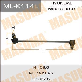 Masuma ML-K114L Front Left stabilizer bar MLK114L: Buy near me in Poland at 2407.PL - Good price!