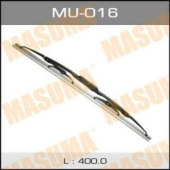 Masuma MU-016 Frame wiper blade Masuma Nano Graphite 400 mm (16") MU016: Buy near me in Poland at 2407.PL - Good price!