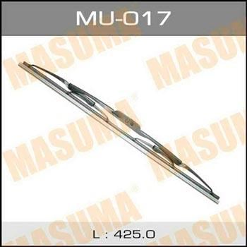 Masuma MU-017 Frame wiper blade Masuma Nano Graphite 430 mm (17") MU017: Buy near me at 2407.PL in Poland at an Affordable price!