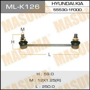Masuma ML-K126 Стійка стабілізатора MLK126: Приваблива ціна - Купити у Польщі на 2407.PL!