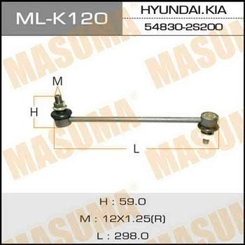 Masuma ML-K120 Rod/Strut, stabiliser MLK120: Buy near me in Poland at 2407.PL - Good price!