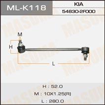 Masuma ML-K118L Стійка стабілізатора MLK118L: Приваблива ціна - Купити у Польщі на 2407.PL!