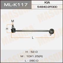 Masuma ML-K117R Rod/Strut, stabiliser MLK117R: Buy near me in Poland at 2407.PL - Good price!