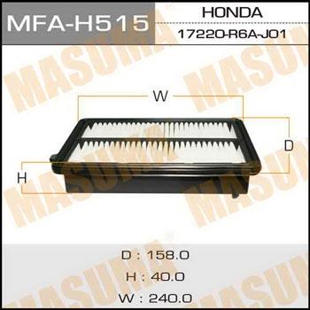 Masuma MFA-H515 Filtr powietrza MFAH515: Dobra cena w Polsce na 2407.PL - Kup Teraz!