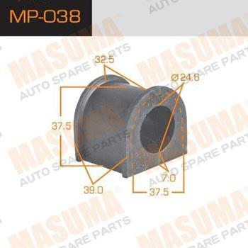 Masuma MP-038 Втулка стабилизатора переднего MP038: Отличная цена - Купить в Польше на 2407.PL!