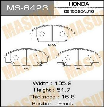 Masuma MS-8423 Bremsbackensatz MS8423: Kaufen Sie zu einem guten Preis in Polen bei 2407.PL!