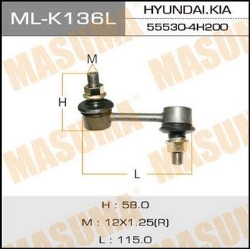 Masuma ML-K136L Łącznik stabilizatora MLK136L: Dobra cena w Polsce na 2407.PL - Kup Teraz!