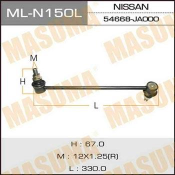 Masuma ML-N150L Front Left stabilizer bar MLN150L: Buy near me in Poland at 2407.PL - Good price!