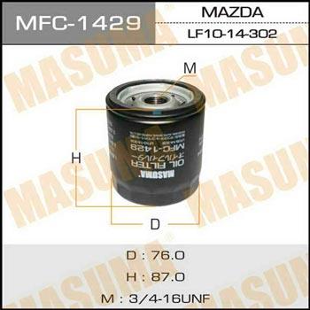 Masuma MFC-1429 Filtr oleju MFC1429: Dobra cena w Polsce na 2407.PL - Kup Teraz!