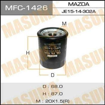 Masuma MFC-1426 Фільтр масляний MFC1426: Приваблива ціна - Купити у Польщі на 2407.PL!