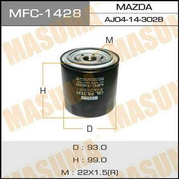 Masuma MFC-1428 Filtr oleju MFC1428: Dobra cena w Polsce na 2407.PL - Kup Teraz!