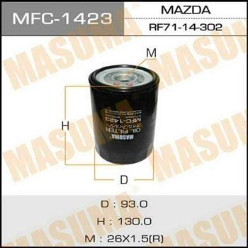 Masuma MFC-1423 Filtr oleju MFC1423: Dobra cena w Polsce na 2407.PL - Kup Teraz!