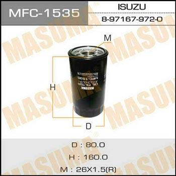 Masuma MFC-1535 Filtr oleju MFC1535: Dobra cena w Polsce na 2407.PL - Kup Teraz!