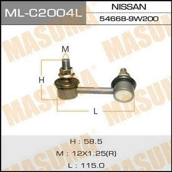 Masuma ML-C2004L Łącznik stabilizatora tylnego lewy MLC2004L: Dobra cena w Polsce na 2407.PL - Kup Teraz!