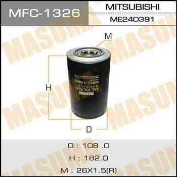 Masuma MFC-1326 Filtr oleju MFC1326: Dobra cena w Polsce na 2407.PL - Kup Teraz!