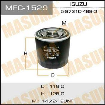 Masuma MFC-1529 Filtr oleju MFC1529: Dobra cena w Polsce na 2407.PL - Kup Teraz!
