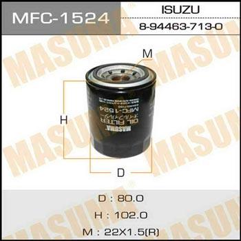 Masuma MFC-1524 Filtr oleju MFC1524: Dobra cena w Polsce na 2407.PL - Kup Teraz!