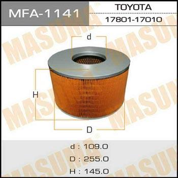 Masuma MFA-1141 Воздушный фильтр MFA1141: Отличная цена - Купить в Польше на 2407.PL!