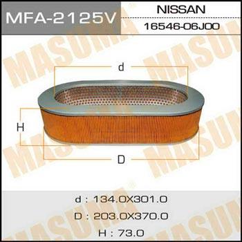 Masuma MFA-2125 Air filter MFA2125: Buy near me in Poland at 2407.PL - Good price!